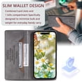 thumbnail image 2 of K-Lion for iPhone 7 / 8 / SE 2022 & 2020 Wallet Case, Luxury Business Style Card Holder Cash Slot Magnetic Closure Shockproof Protective Case Premium Leather RFID Blocking Full Phone Cover ,Grey, 2 of 7
