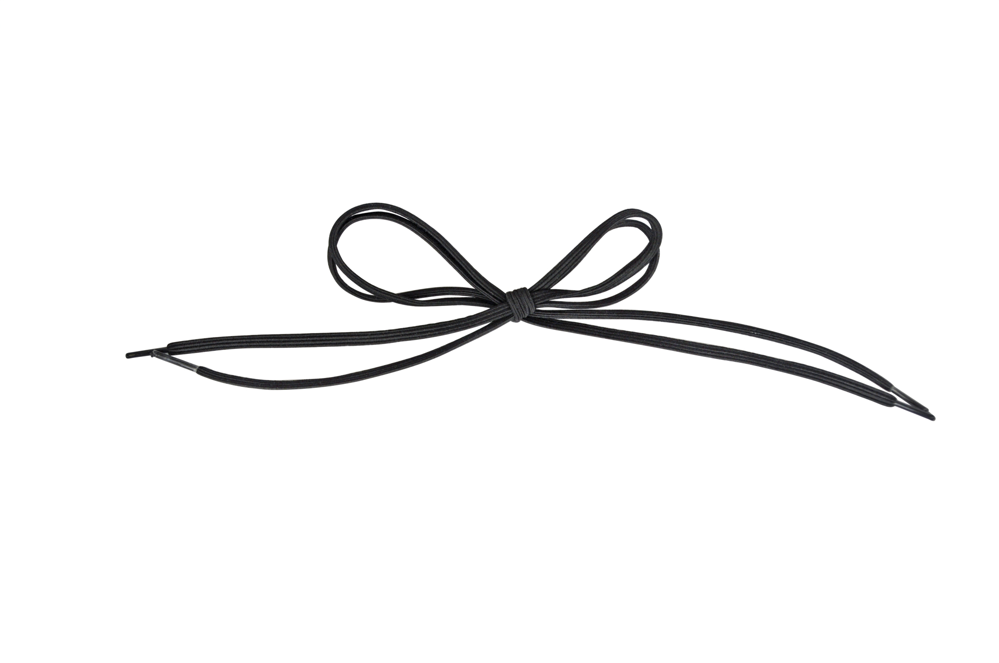 Fit To Be Tied Shoe Laces ElasBlack 24" pr