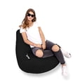thumbnail image 1 of Sillón Puff tipo pera Puff MX muy cómodo Nylon Negro, 1 of 2