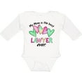 thumbnail image 3 of Inktastic My Mom is the Best Lawyer Ever Boys or Girls Long Sleeve Baby Bodysuit, 3 of 5