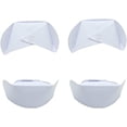 thumbnail image 1 of Gorro de Enfermera, Paquete de 4 Gorros de Enfermera, Disfraz, Gorro de Enfermera Femenina, 1 of 5