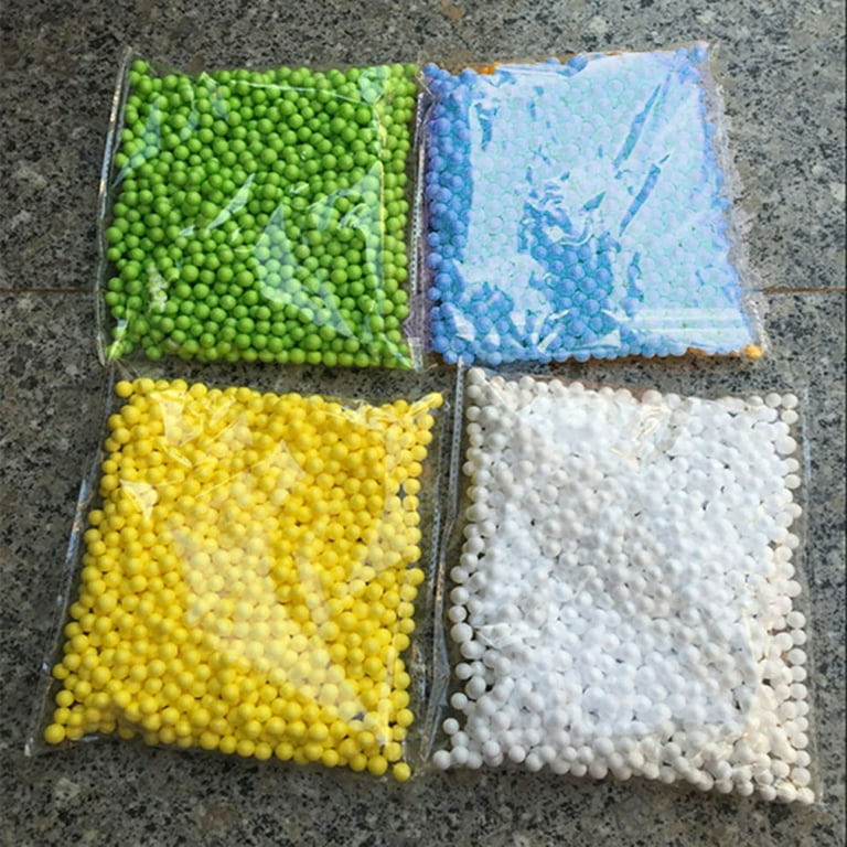 2-3mm/4-6mm Multi Color Foam Balls Mini Beads Polystyrene