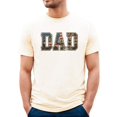 thumbnail image 2 of Patriotic Dad Shirt for Men American Flag Mountain Camo Graphic Tee Outdoor Father's Day Gift Natural Shirt Adult X-Large, 2 of 7