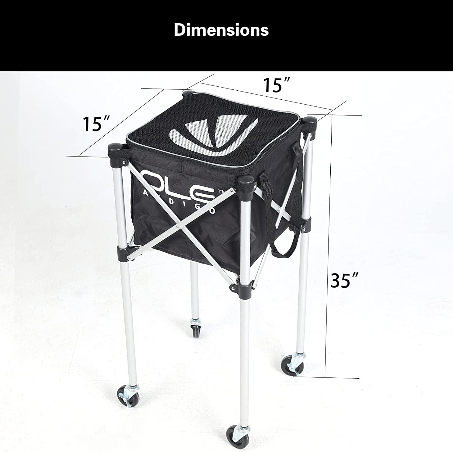 Buy FSROLTPI Tennis Ball Cart, Tennis Ball Hopper Basket, Tennis Ball