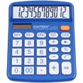 thumbnail image 1 of Calculadora CATIGA 12 dígitos CD-2786 azul pantalla LCD dual solar/batería, 1 of 3