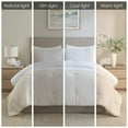 thumbnail image 3 of Beautyrest Mika 3 Piece Gauze Oversized Comforter Set, 3 of 9