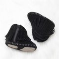 thumbnail image 4 of Baby Girls Cowboy Tassel Boots Side Zipper Moccasins Soft Bottom Non-Slip Toddler Shoes, 4 of 6