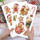thumbnail image 4 of 3 láminas de calcomanías de hombre de jengibre para decorar muebles (30 x 15 cm). También disponibles calcomanías navideñas para tazas de café., 4 of 9