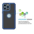 thumbnail image 3 of Njjex Shock Absorbing Hard ProtectiveCell Phone Case for iPhone 13, Blue, 3 of 7
