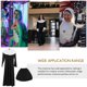 thumbnail image 3 of 1 juego de disfraz de monja para fiesta de cosplay, accesorio de Halloween, ropa de monja para mujeres adultas, 3 of 5