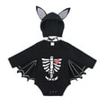 PMVFHDE Halloween Costumes Boy Girls Romper Pack Baby Bat My 1st Outfit
