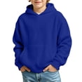 thumbnail image 2 of Angala Big Boys Hoodie Fall Sweatshirt School Daily Wear Boys Casual Active Top, 2 of 4