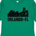 thumbnail image 4 of Inktastic Orlando Skyline with Grunge Boys or Girls Long Sleeve Toddler T-Shirt, 4 of 5