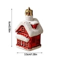 thumbnail image 3 of Christmas Hanging Ornaments Santa Snowman Candy Cane Tree Pendants Indoor Xmas Party Holiday Scene Decoration Set, 3 of 6