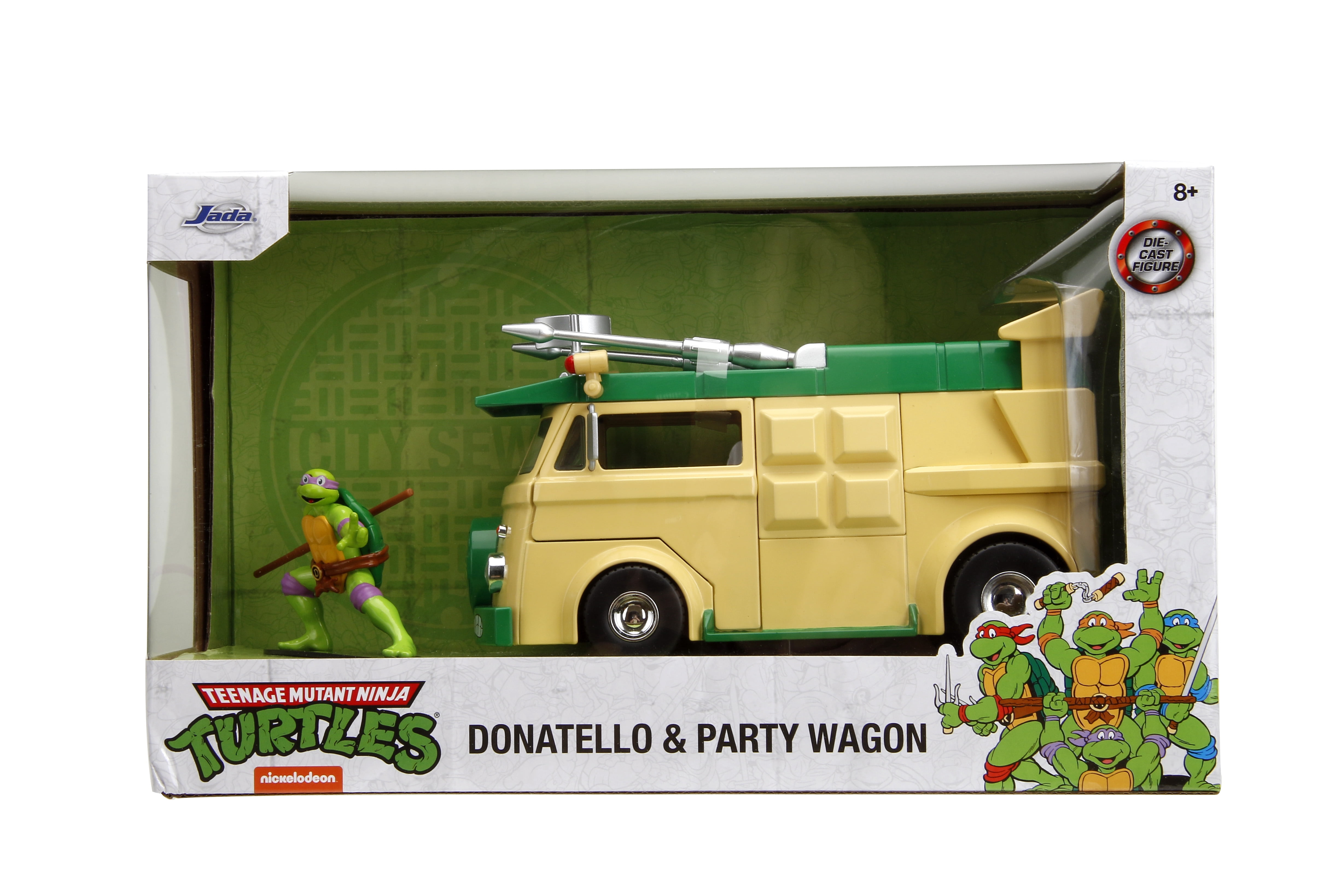 Jada Toys 1:24 TMNT Party Wagon with Donatello Figure - Walmart.com