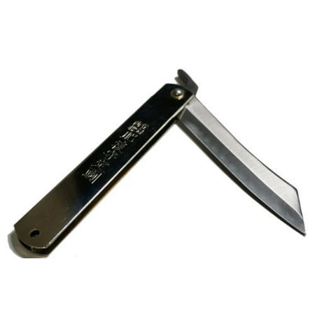 Higo no Kami Tokudai(Size XL) Nagaokoma, Nickel, All Steel, Import from (Best Knives From Japan)