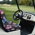 thumbnail image 6 of Pzuqiu Golf Seat Covers Comfortable Polyester, Compatible with Golf Cart Outdoor, for Golf Carts Club Car Precedent, Butterflies Rose, 6 of 9