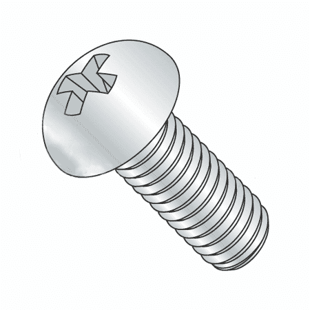

3/8-16 x 1 1/2 Machine Screws / Phillips / Round Head / Steel / Zinc Plating (Quantity: 500 pcs)