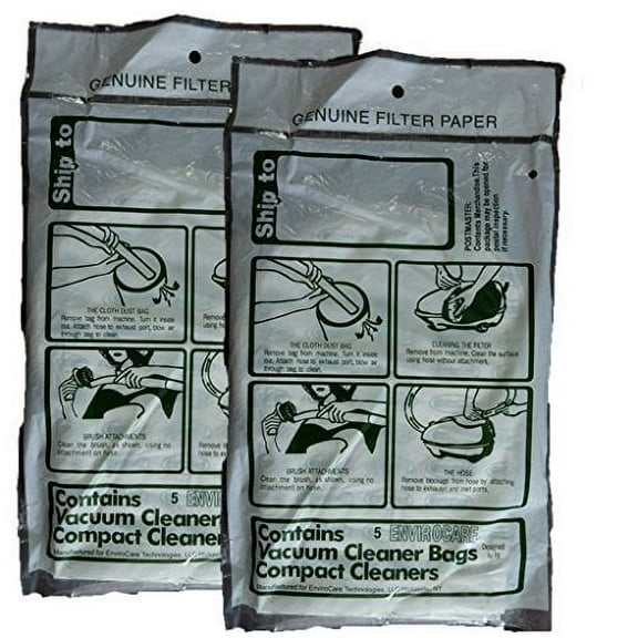 TVP/ Compatible with Tristar 2 Ply Canister Vacuum Cleaner 10pk Replacement Paper Bags # 738-5SEC