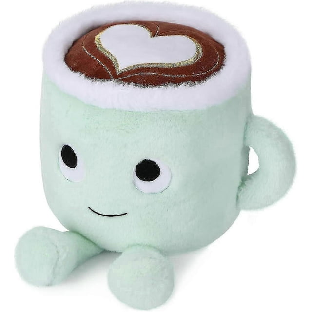 SBSGV Latte Plush Toy, 30 cm Stuffed Coffee Mug Plushie Pillow Doll, Soft Cup Fluffy Friend, Hugging Cushion