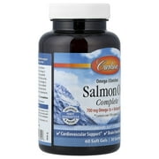 Carlson Omega-3 Enriched Salmon Oil Complete, 60 Soft Gels
