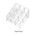 thumbnail image 3 of relayinert Compact Cosmetic Organizer Box For Efficient Space Utilization White Multiple Large 9 grids 1Set, 3 of 6