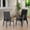 4 PCS-Black, variant on Set of 4 Stackable Patio Dining Chairs Set, High Back & Textilene Mesh, All-Weather Metal Frame, Space-Saving, Black