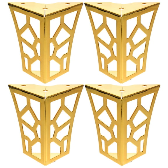 4pcs Furniture Leg Hollowed Furniture Support Foot Dresser Foot Couch Foot