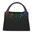 thumbnail image 1 of Easygdp Night Rainbow Sparkles Bolsa de Almuerzo Insulada Reutilizable, Bolsa de Mano y Bandolera para Oficina, Trabajo, Viajes, 1 of 6