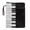 Piano Pattern Design, variant on HELLHERO Piano Cat Pattern Design Notebook Wraps with Washable Polyester Pocket Carrying Book Case for Journal Zipper Textbook Paperbacks Supplies