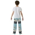 thumbnail image 4 of FORMRS Kids Pajama Pants with Pockets Size 6-8Y Boys Lounge Sleep Bottoms, Pirate Animals, 4 of 8