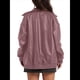 thumbnail image 3 of Chaqueta de Sintético para Mujer, Abrigos de Motociclista Extragrandes, Moda Otoño 2025, Ropa de Invierno Rosa XL, 3 of 7
