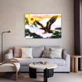 thumbnail image 5 of Eagle and Red Sun Canvas Poster Bedroom Decor Sports Landscape Office Room Decor Gift,Frame-style,12x18inch(30x45cm), 5 of 8