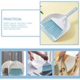 thumbnail image 3 of 8" Mini Dustpan and Broom for Detail Cleaning (Blue), 3 of 4