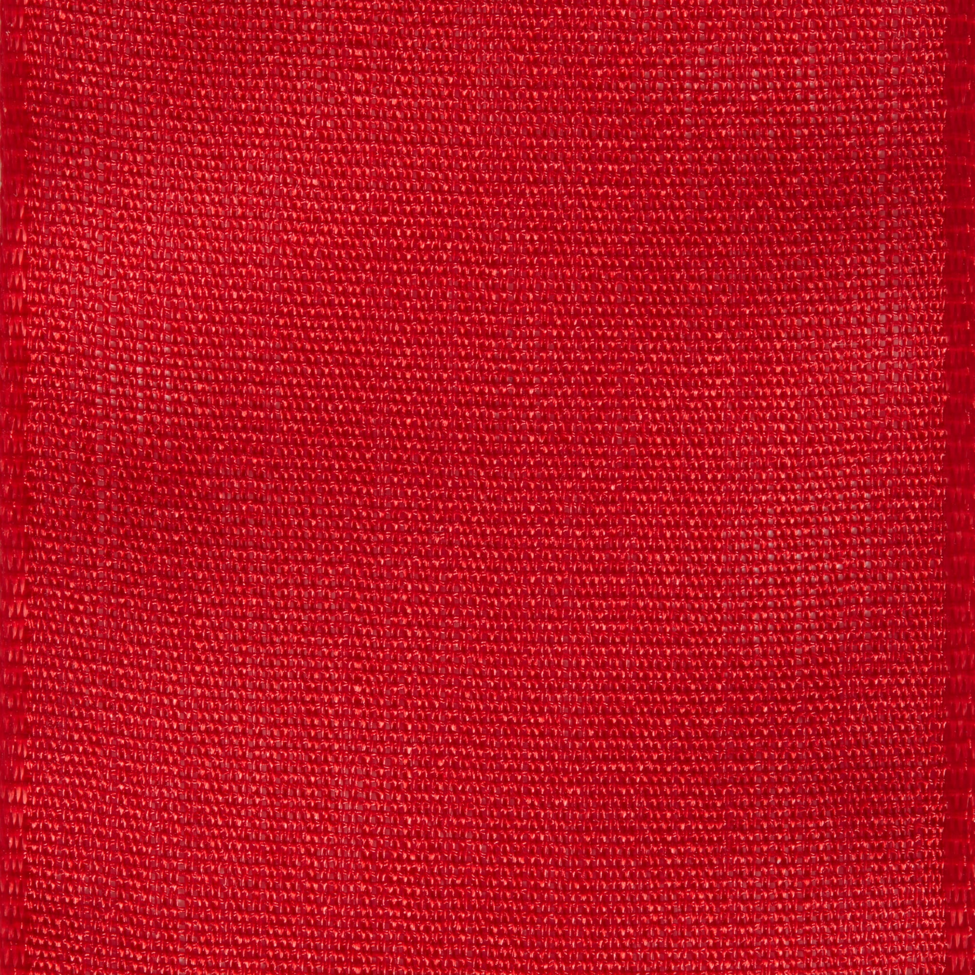 Offray Ribbon Red Polyester Ribbon, 3.2" x 3.13"
