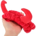 thumbnail image 4 of ADDHAT 2pcs Plush Women Spa Hairband Horns Makeup Headband for Washing Face Cute Red Hair Band for Women Makeup Hairbands Spa Hairbands, 4 of 7