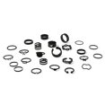 thumbnail image 1 of 1 Anillos de estilo gótico europeo americano redondos geométricos para anillos de perlas de mariposa, 1 of 5
