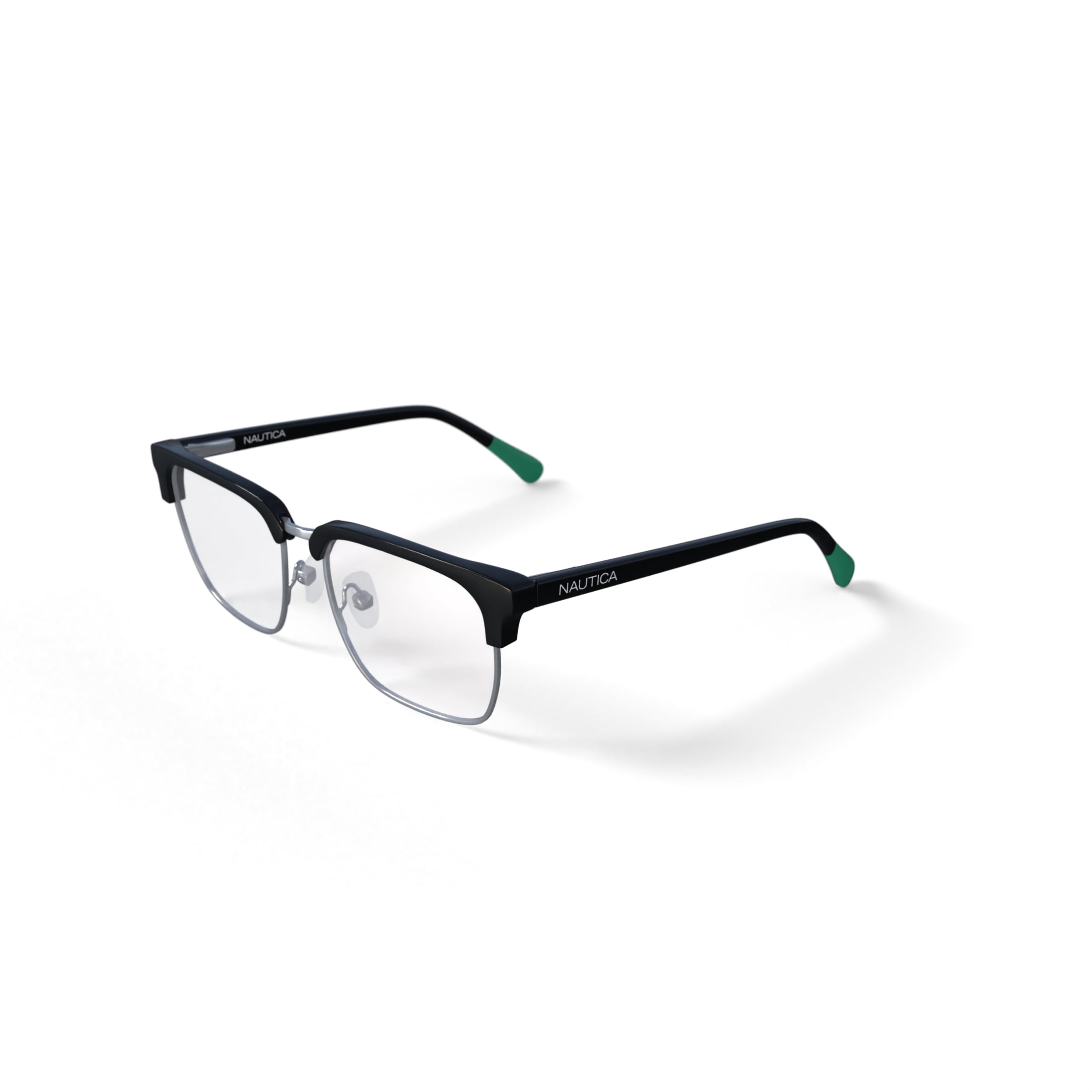 Nautica Youth NBO207 Prescription Eyeglasses with Case, Black