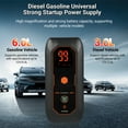 thumbnail image 4 of DN18 Automobile Emergency Starting Power Supply Car Jump Starter,600A Peak Current 8000 MAh Emergency Starter Power Supply Multi-Function Outdoor Auto Portable Power Bank Portable 12V Auto Battery, 4 of 8