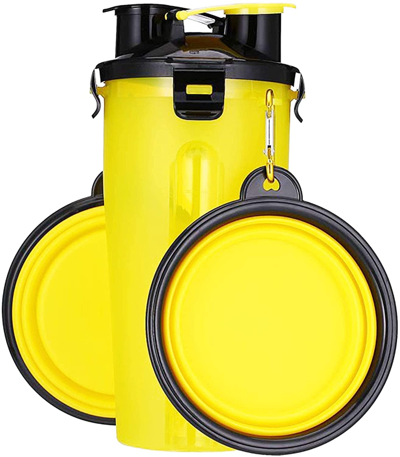 Dog Water Bottle Dog Bowls for Traveling Pet Food Container 2in1 with