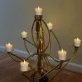 thumbnail image 6 of Homemory 6Pcs Flameless Votive Candles with Timer, 2" x 2" Real Wax, 400+Hour Realistic Black Wick Battery Operated Candles for Wedding, Party and Holiday Decoration (Battery Included), 6 of 7