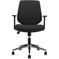thumbnail image 2 of Ergonomics Shield-Shape Backrest Office Chair with Adjustable Armrest and Metal Plating Base (VX016), 2 of 3