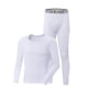 thumbnail image 2 of Conjuntos de ropa interior térmica para hombre, jersey informal liso y fino de manga larga, ropa interior y pantalones abrigados, trajes de poliéster para hombre, camisetas y pantalones., 2 of 7