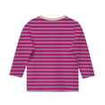 thumbnail image 5 of Ndbuld Girls' Long Sleeve Tees Kids T-Shirts Soft Toddler Girls Crewneck T-Shirts Hot Pink 120cm/47in 4Y, 5 of 5