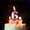 G, variant on Birthday Candles Extended Big Number Candle, Multicolor 3D Design Cake Topper Decoration for Any Celebration, Pink Number 2