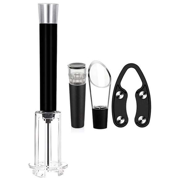4-Piece Set Count Air Pressure Wine Bottle Opener Perfect For Red Wines
