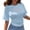 1-Light Blue, variant on Plus Size Bride T-Shirts Team Bride Letter Printed Round Neck Short Sleeve Ruched Waisted Crop Tops Party Summer Basic Graphic Tees Bridesmaid Proposal Gift 1-Grey XXXL
