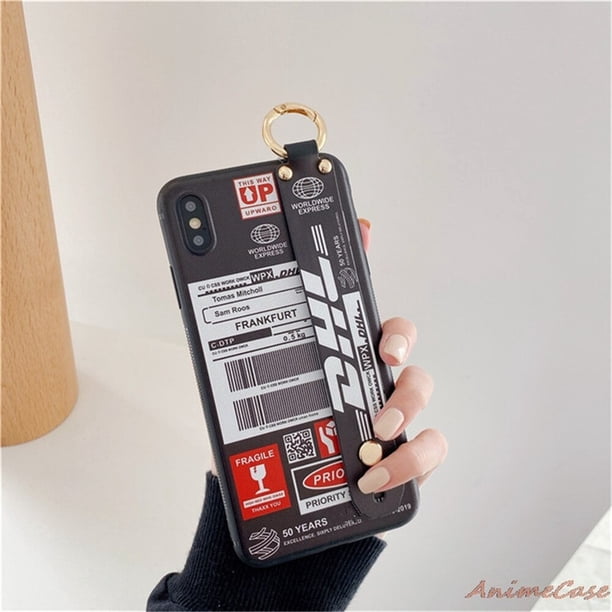 Funda de 50 ° aniversario para iPhone, carcasa con correa para la muñeca para modelos 13, 12, 11, 14 Pro, XR, X, Xs Max y Mini, 7, 8 Plus Fivean unisex