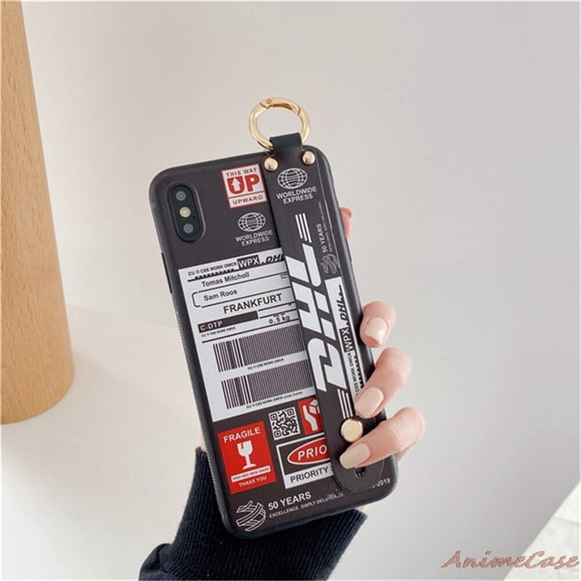 Funda de 50 ° aniversario para iPhone, carcasa con correa para la muñeca para modelos 13, 12, 11, 14 Pro, XR, X, Xs Max y Mini, 7, 8 Plus Fivean unisex