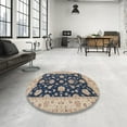 thumbnail image 3 of Ahgly Company Indoor Rectangle Traditional Iron Gray Persian Area Rugs, 4' x 6', 3 of 6